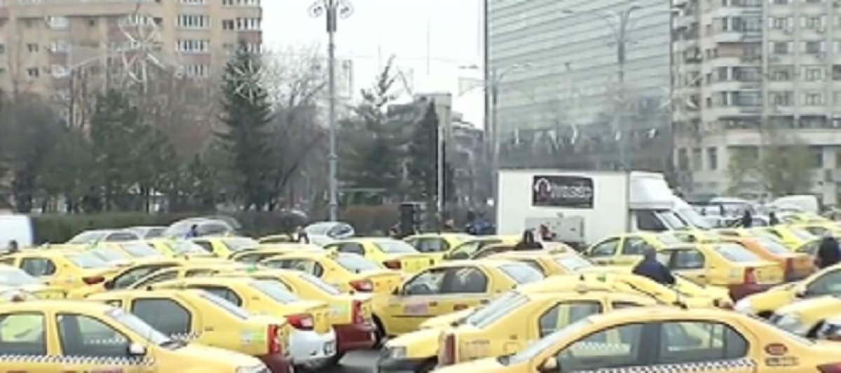 Protest de mare amploare în Bucureşti! Peste 5000 de taximetrişti ies în stradă! Află care zone vor fi blocate
