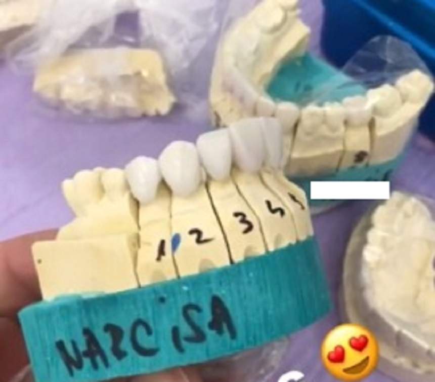 FOTO / Narcisa Guţă nu se mai opreşte din transformări! S-a filmat în timp ce îşi punea faţete dentare! Rezultatul va fi uimitor