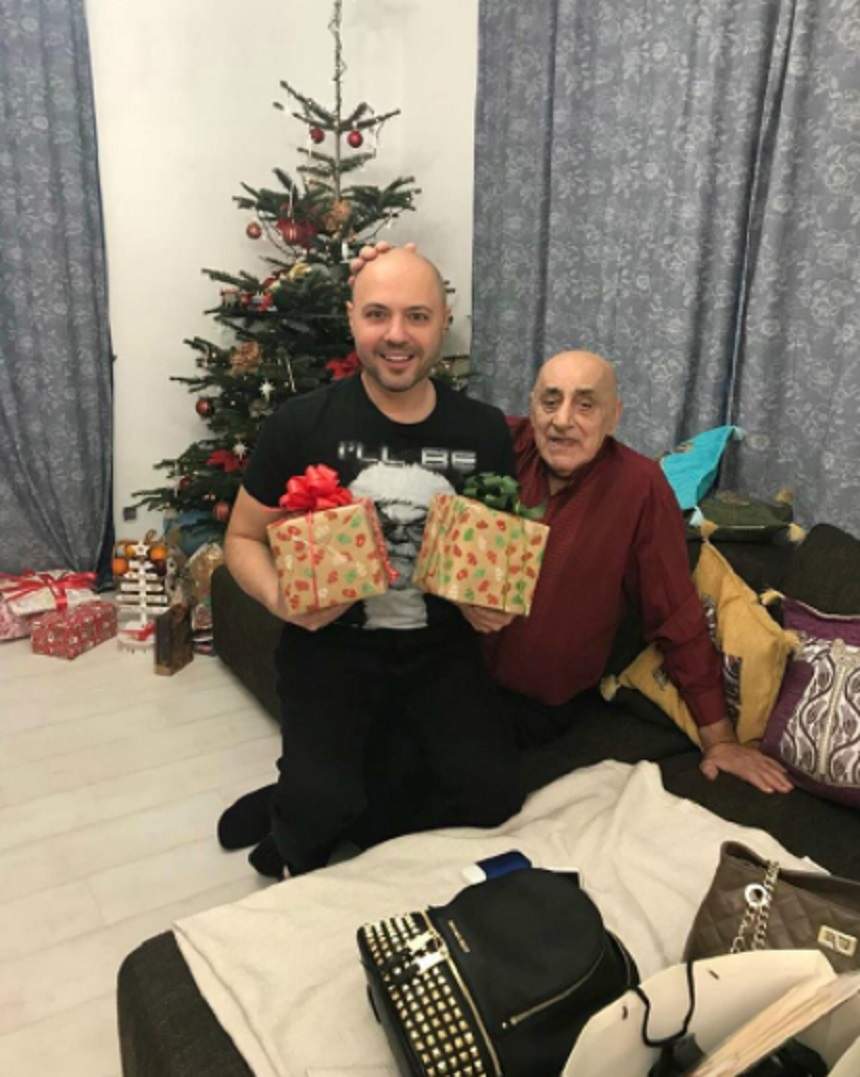 FOTO / Ipostaza inedită în care a fost surprins Viorel Lis! Oana: "Moșu' și-a făcut treaba"