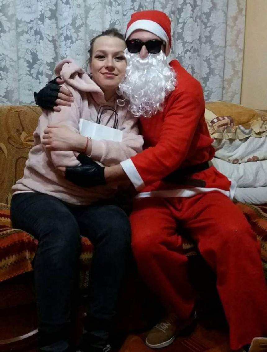 FOTO / Laurenţiu de la MPFM, surpriză de proporţii pentru soţia sa de Crăciun! „Am sărit gardul şi am intrat în casă”