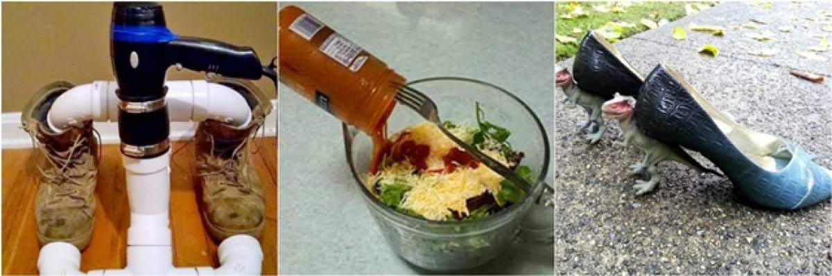 FOTO / Oamenii care găsesc o soluție la orice! Dacă ai unul în preajmă, nu are ce să te împiedice