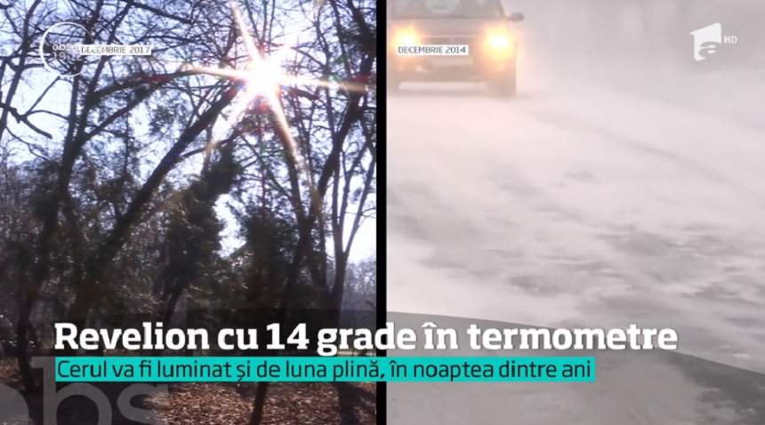 VIDEO / Cel mai călduros Revelion din ultimii ani. Ne aşteaptă temperaturi de 14 grade