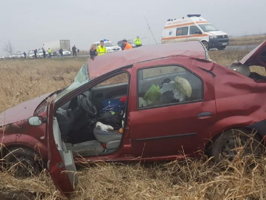 FOTO / Accident grav în judeţul Buzău! Un fost deputat se află în spital