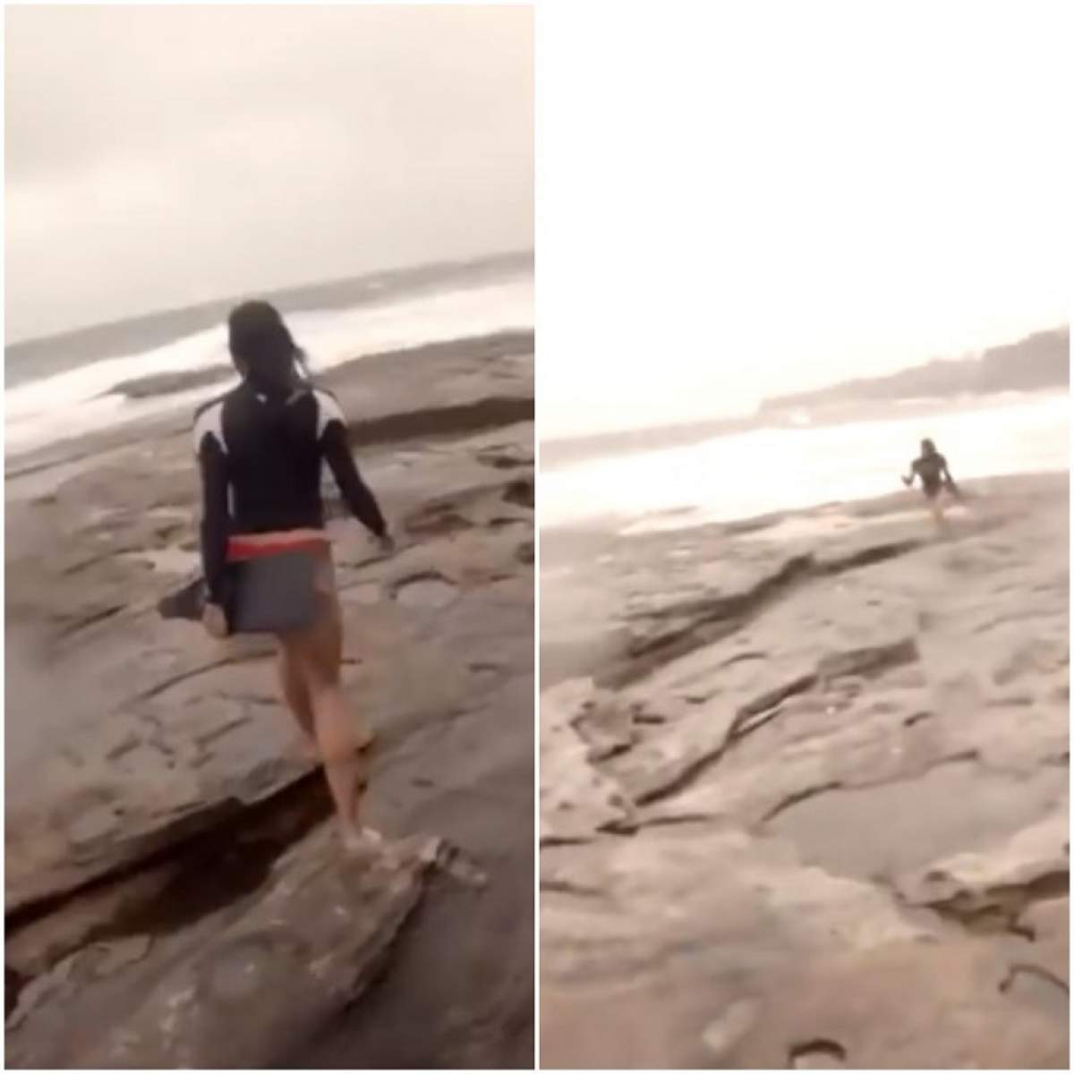 VIDEO / Imaginile momentului! O femeie aproape a fost lovită de un fulger, iar reacția iubitului este de toate zilele!