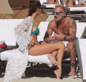 Gianluca Vacchi, pe plajă, în compania unei tinere hot. Cine este femeia cu care s-a distrat milionarul şi cum au fost surprinşi cei doi