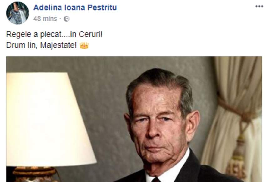 Mesajele VEDETELOR după MOARTEA Regelui Mihai I