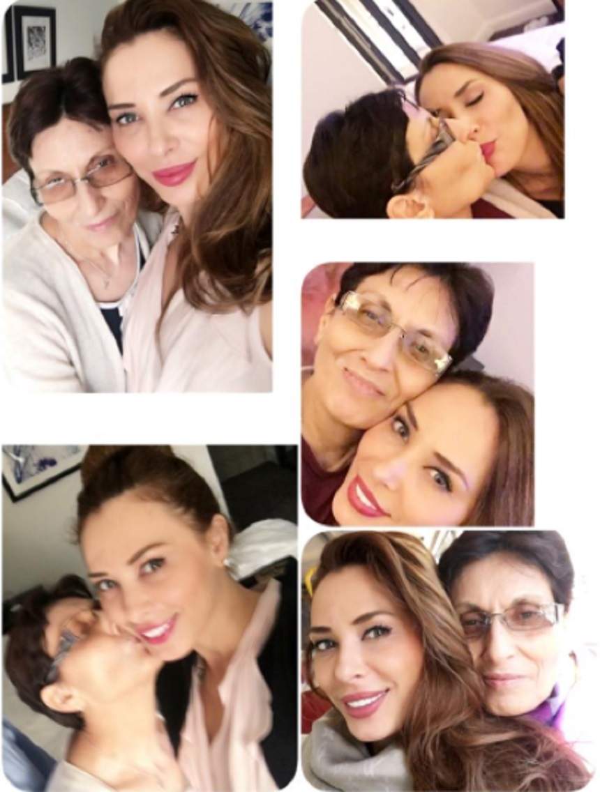 FOTO / Iulia Vântur își pupă mama pe buze: "Te iubesc, să-ți fie viața lină"