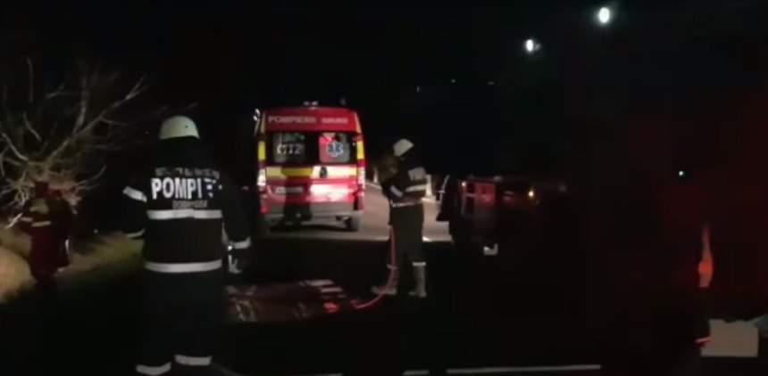 VIDEO / Accident rutier grav în Constanța. O femeie a murit și un bărbat e în stare critică
