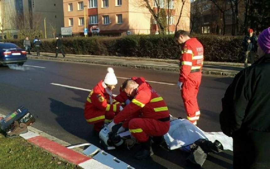 FOTO / Accident mortal pe o trecere de pietoni, din Braşov. Nu este prima moarte din acest loc