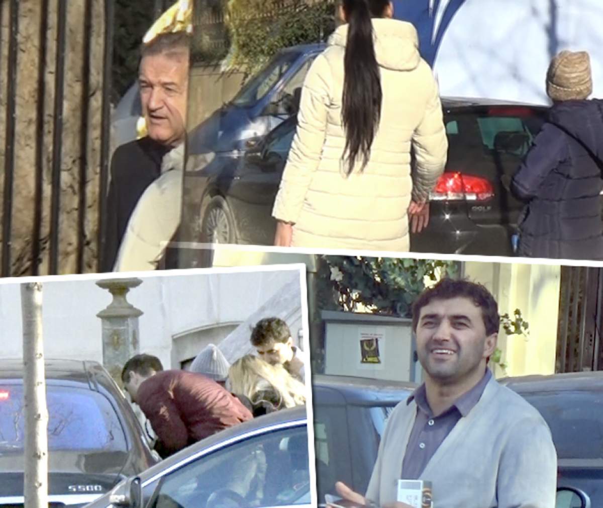 Coadă la palatul lui Gigi Becali! Latifundiarul a împărțit bani și bilete la meci săracilor / Video