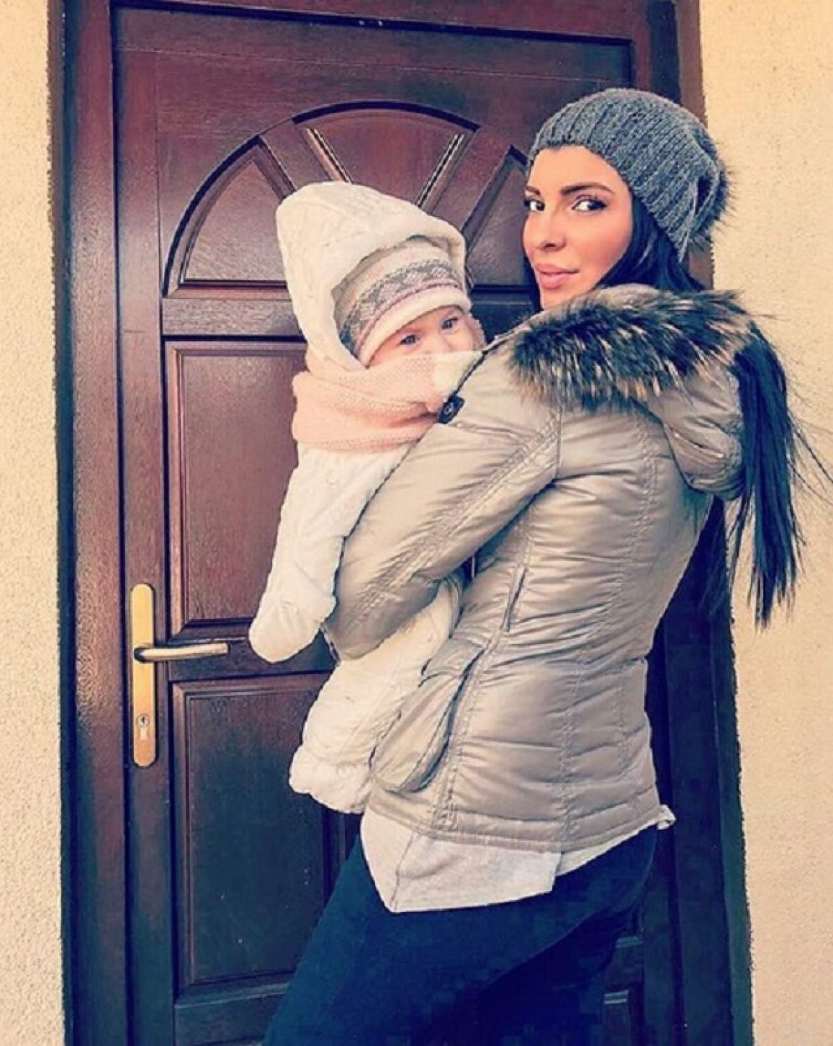 FOTO / Andreea Tonciu, mai grijulie ca niciodată! Asta i-a făcut Rebecăi după ce au ieşit din spital