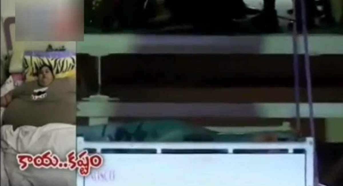 VIDEO / IMOBILIZATĂ la pat de 25 de ANI, cea mai grasă femeie din lume, ridicată cu o macara la spitalul unde va fi operată