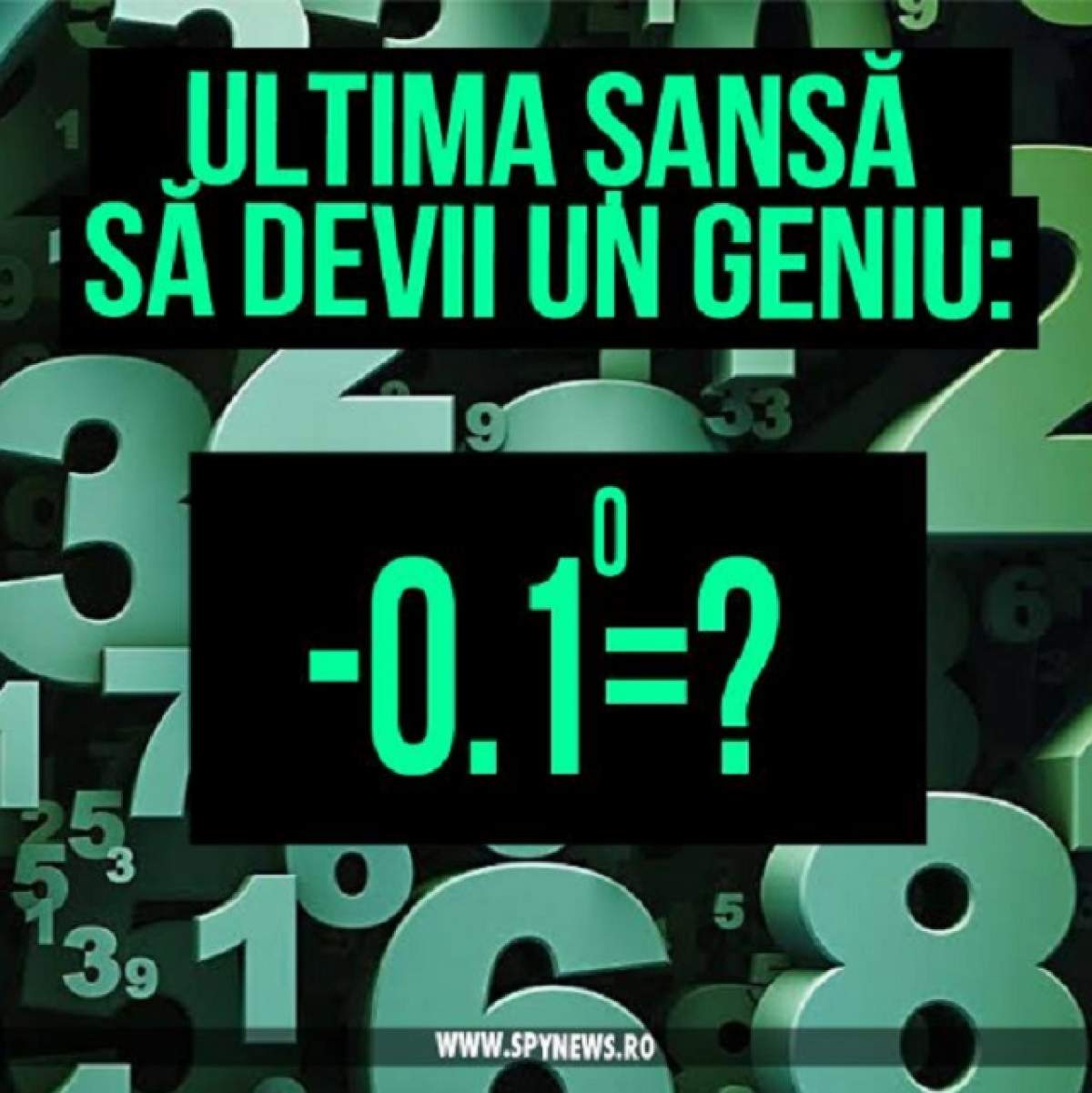 Doar un om din 80 poate să rezolve acest test! Poți să dai răspunsul corect?