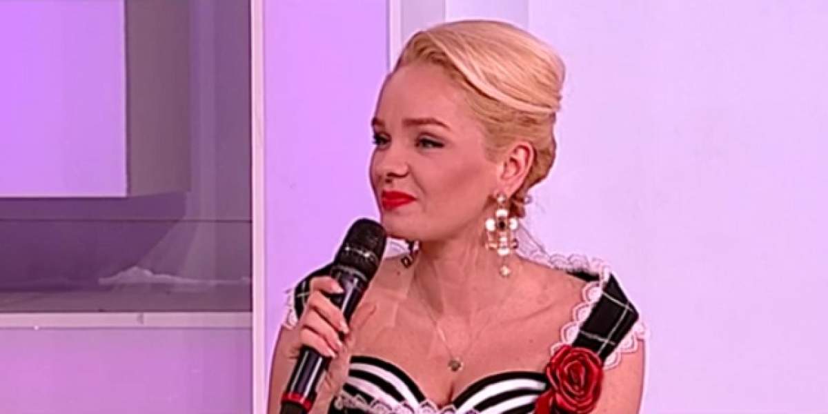 VIDEO / Maria Constantin, incredibil de sexy la TV! "Marcel e cu mine, nu vezi cum sunt îmbrăcată?"