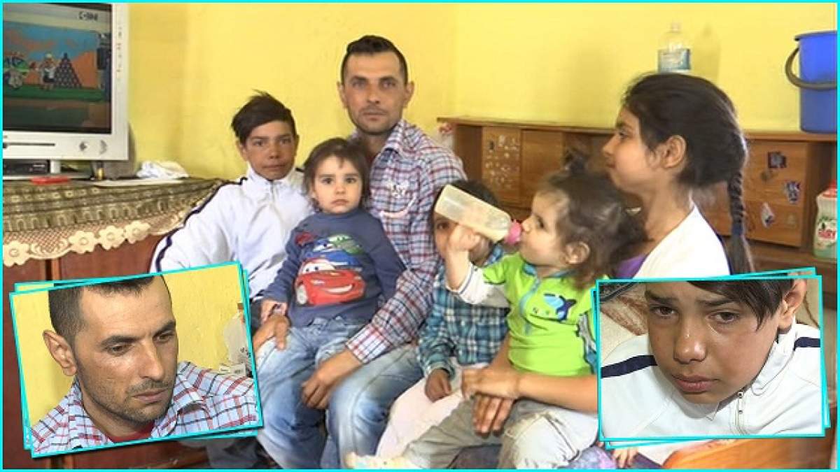 VIDEO / 5 copii plâng de dor! Mama le râde în nas din braţele amantului