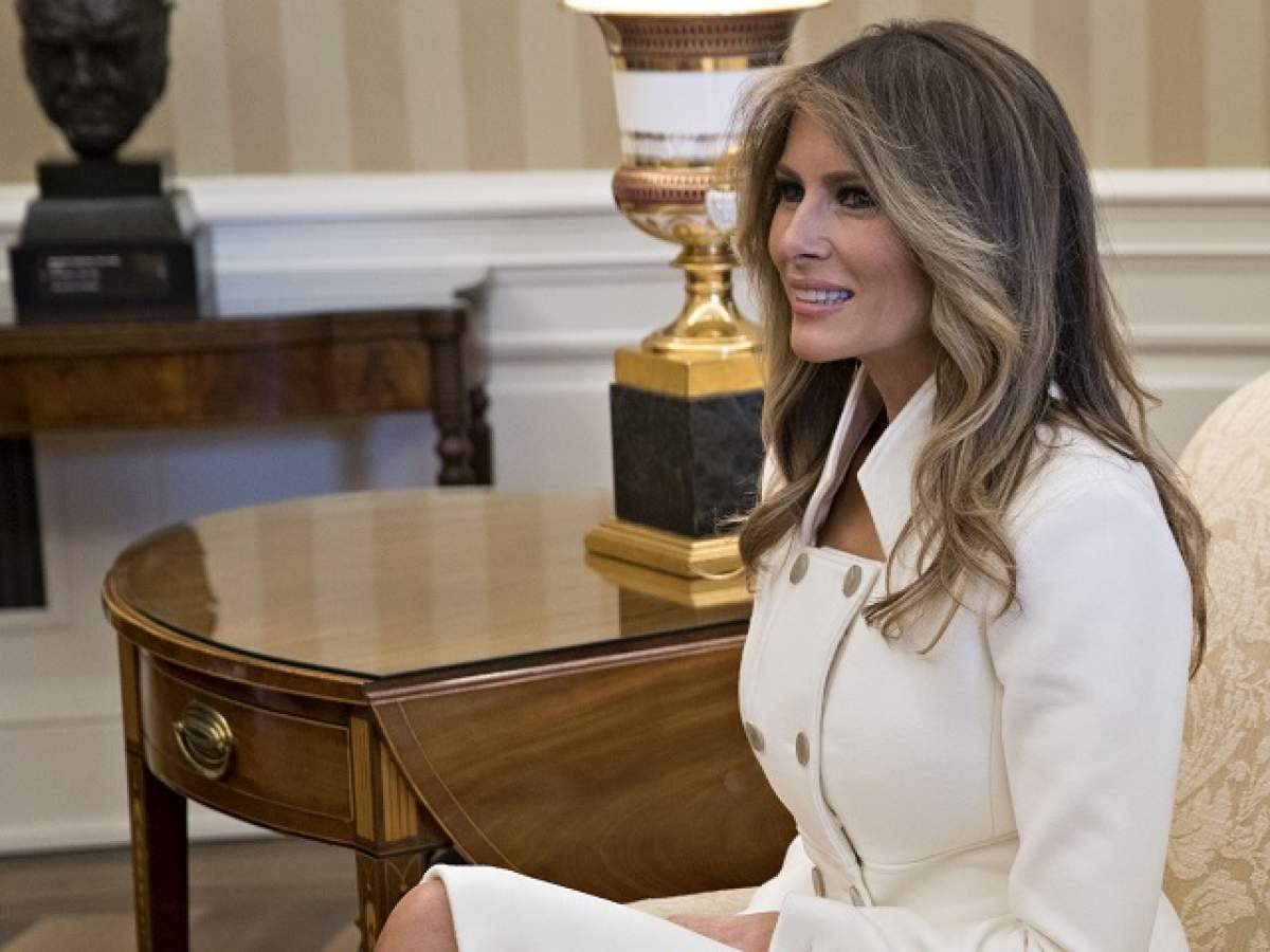 FOTO / Melania Trump, gafă enormă la Casa Albă. A apucat-o de  fund pe soţia prim-ministrului