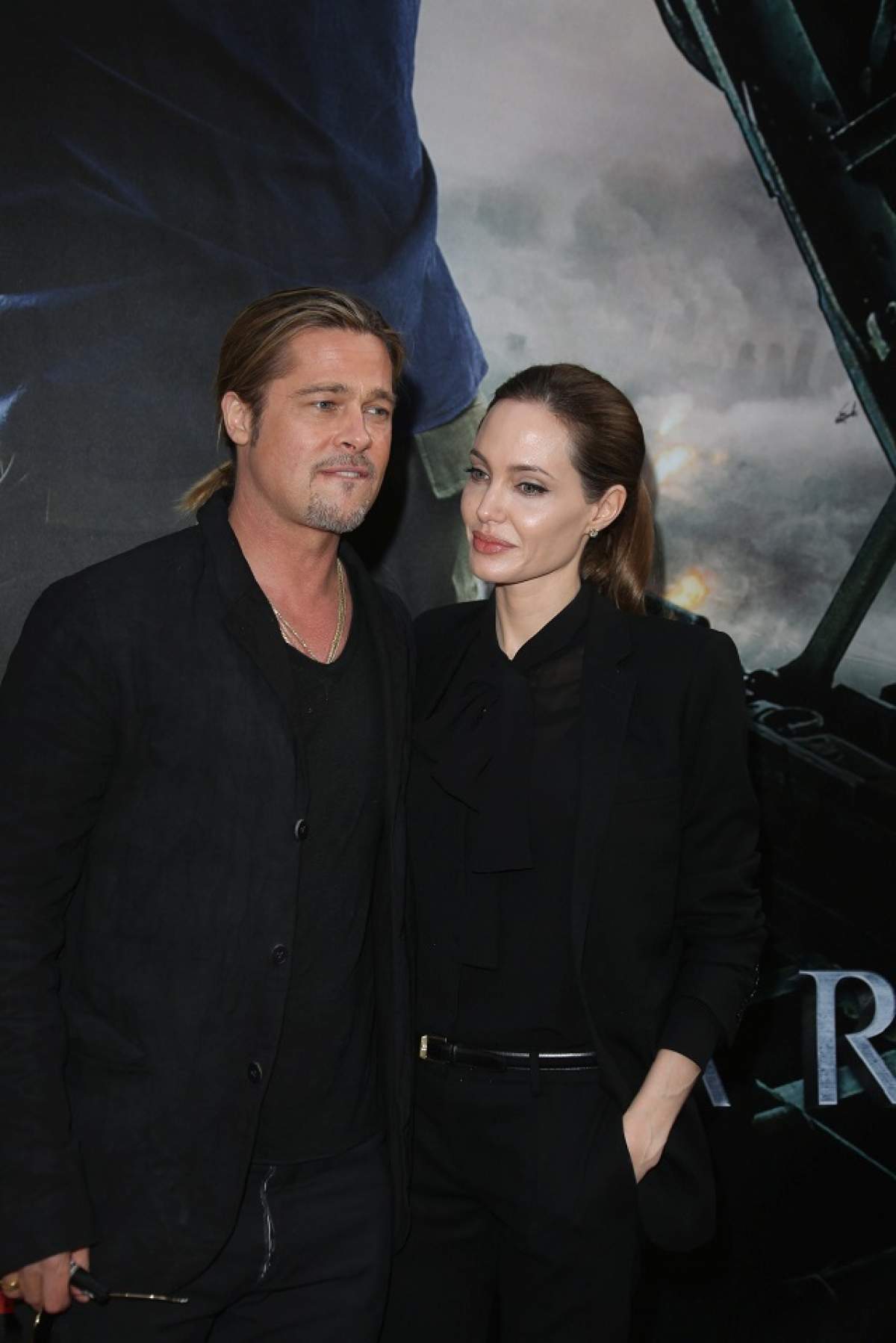 VIDEO / Transfigurată şi cu lacrimi în ochi, Angelina Jolie a făcut primele declarații publice după divorțul de Brad Pitt