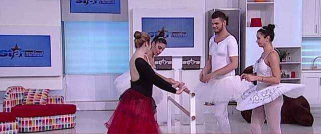 VIDEO / Râzi cu lacrimi! Prestaţia de invidiat a "balerinelor" Natalia Mateuţ, Raluca Dumitru şi Răzvan Botezatu în platoul de la "Star Matinal"