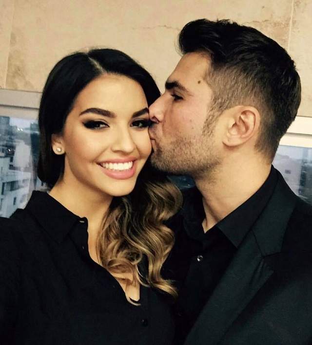 FOTO / Sandra, soția lui Adrian Mutu, arată senzațional însărcinată în 8 luni! Este prima imagine în care își arată burtica de gravidă