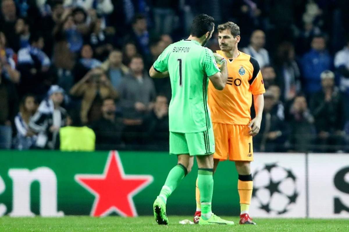 Legendele s-au întâlnit în Portugalia! Moment epic oferit de Iker Casillas şi Gianluigi Buffon! / VIDEO