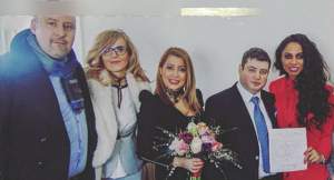 VIDEO & FOTO / Primele poze de la nunta lui Laurette din puşcărie! "O să iasă curând Ciprian Nistor, iar noi îl aşteptăm acasă"