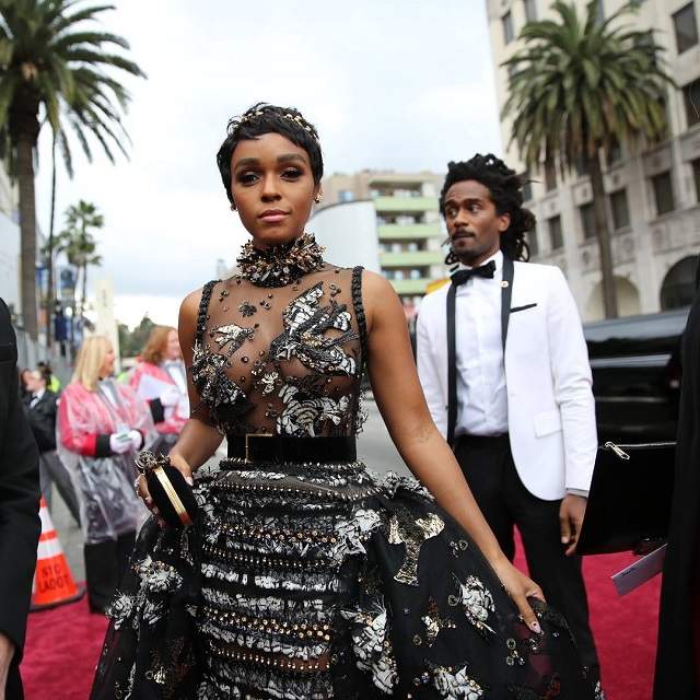 Decolteu răvășitor la Gala Premiilor Oscar 2017! Janelle Monáe a strălucit într-o rochie extrem de sexy