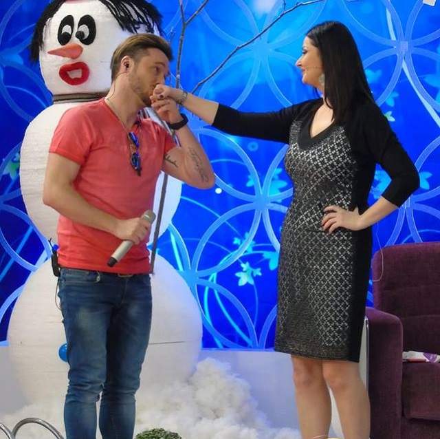 FOTO / După tratamentele de fertilizare, Gabriela Cristea şi-a etalat burtica rotundă în emisiune