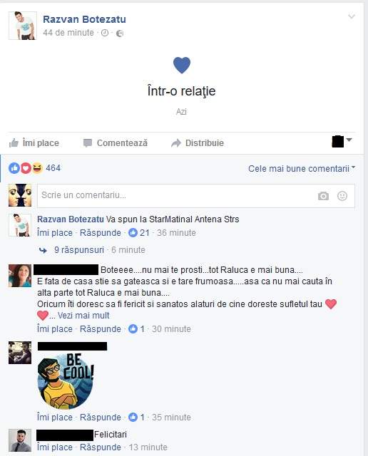 Matinalul de la "Star Matinal" este într-o relaţie! Cu cine se iubeşte Răzvan Botezatu
