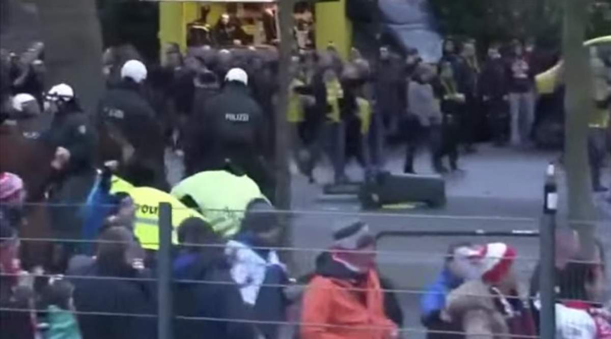 Haos în Germania! Copii şi femei au fost victimele unor ciocniri violente între fani! / VIDEO