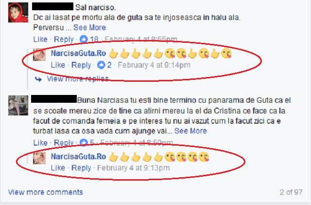 Reacţia Narcisei, după ce Nicolae Guţă a jignit-o ca la uşa cortului! Asta da surpriză!