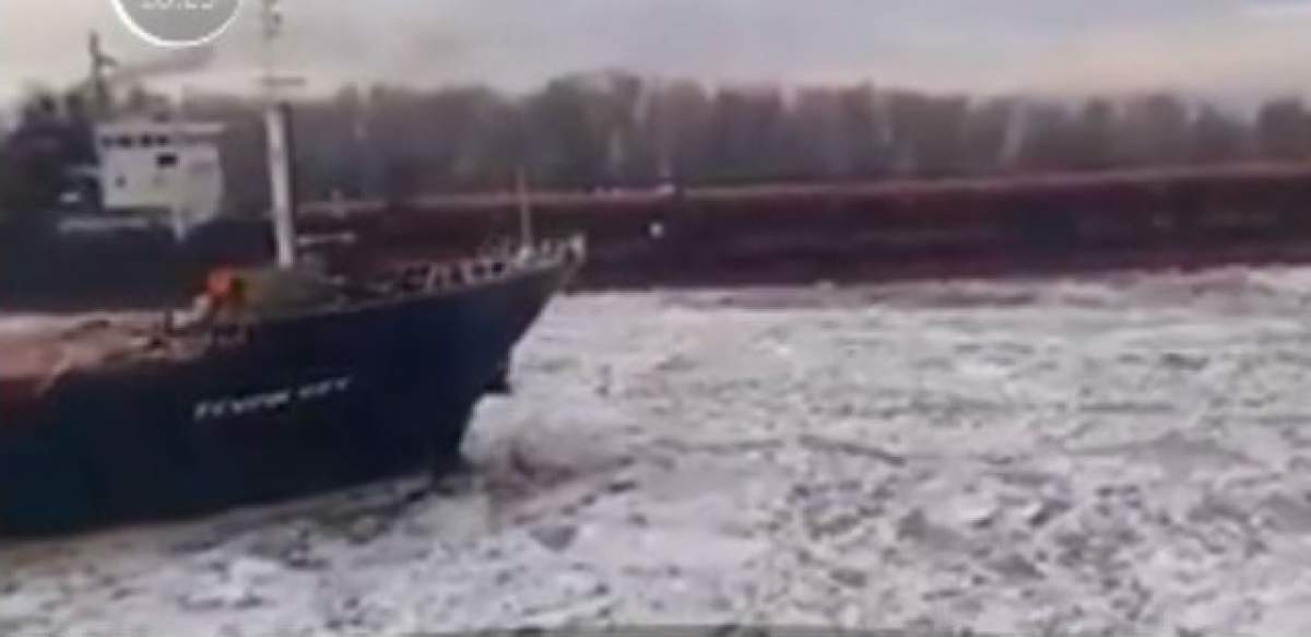 VIDEO / Autorităţile sunt în alertă! Nivelul Dunării a crescut foarte mult și zeci de nave sunt în pericol