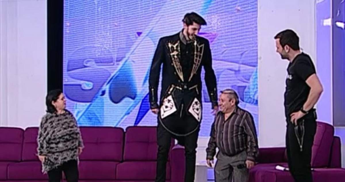 VIDEO / Întâlnire record în platoul lui Mihai Morar! Cel mai înalt magician din România, față-n față cu piticii