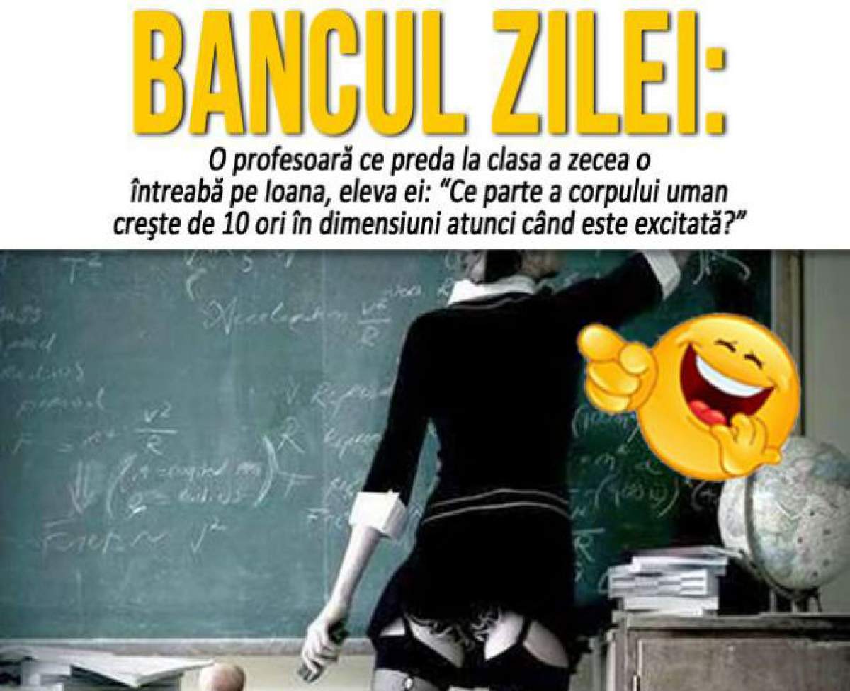 BANCUL ZILEI – VINERI: Ce parte a corpului uman creşte de 10 ori în dimensiuni atunci când este excitat?