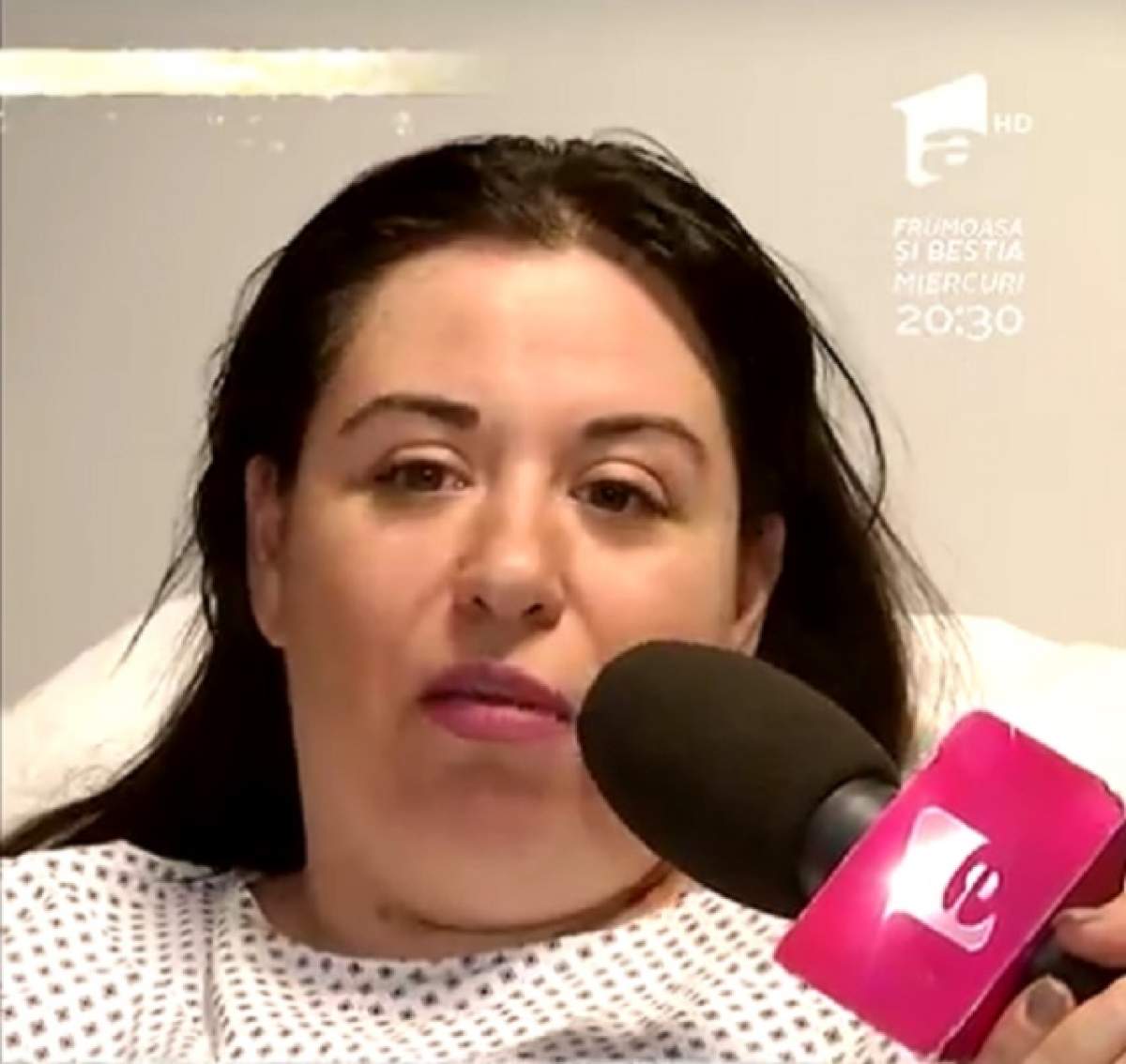 VIDEO / Oana Roman, interviu de pe patul de spital: "De sâmbătă seară tot fac analize"