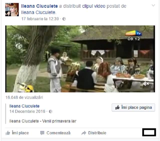 FOTO / Ce a postat Ileana Ciuculete pe Internet, înainte să moară! La ce nu a renunţat nici în ultimele clipe