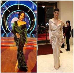 FOTO / Laura Giurcanu şi Andreea Marin au purtat aceeaşi rochie sexy! Cui  îi vine mai bine?