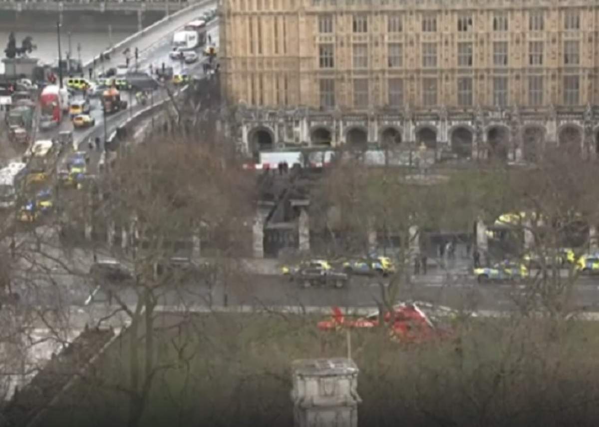 VIDEO / UPDATE: BILANŢUL atacului terorist de la Parlamentul Marii Britanii: 4 morţi, cel puţin 20 de răniţi, dintre care 2 sunt ROMÂNI