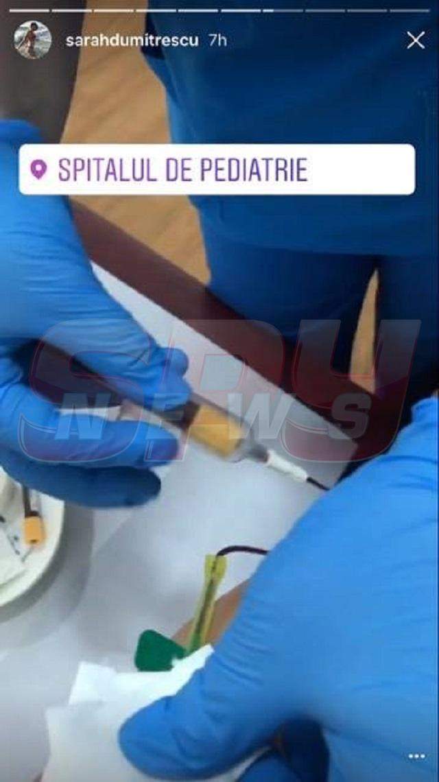 FOTO / Sarah, fata Anamariei Prodan, a ajuns la spital! Ce a făcut acolo a îngrozit pe toată lumea