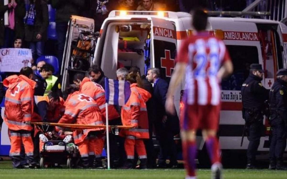 Momente de panică pe stadion! Atacantul Fernado Torres a suferit un traumatism cerebral
