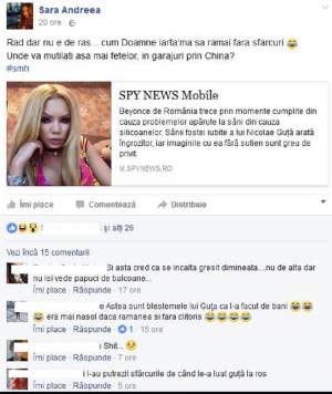 ”Sexy avocata” o face praf pe Beyonce de România: ”Unde vă mutilați așa fetelor?”