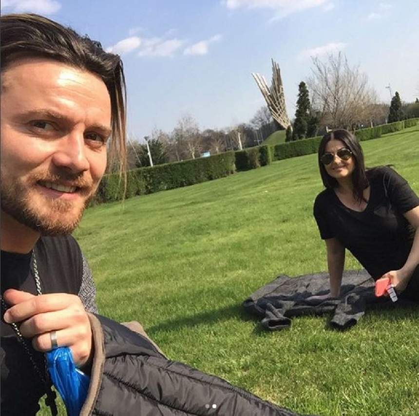 FOTO / Tavi Clonda și Gabriela Cristea au ieșit la iarbă verde! Așa cum nu te așteptai vreodată să-i vezi