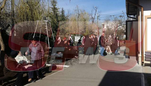 FOTO EXCLUSIV / Primele imagini de la funeraliile  Eugeniei,mama regretatei artiste Mădălinei Manole
