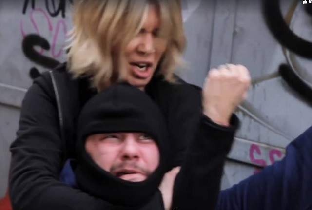 VIDEO / Gina Pistol a snopit un hoț! Imagini cu prezentatoarea TV scoasă din sărite