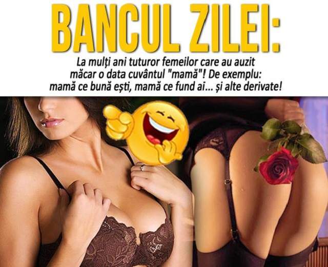 BANCUL ZILEI - MIERCURI: ”De 8 martie, o doamnă primește un mesaj de la soțul academician...”