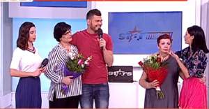 VIDEO / Mama lui Răzvan Botezatu şi cea a Ralucăi Dumitru, de mână în platoul "Star Matinal"! Bote e copleşit de emoţii: "Soacrele"