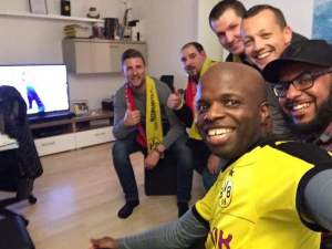 GALERIE FOTO /  Gest superb făcut de fanii Borussiei pentru cei ai lui AS Monaco, după atacul de la Dortmund!