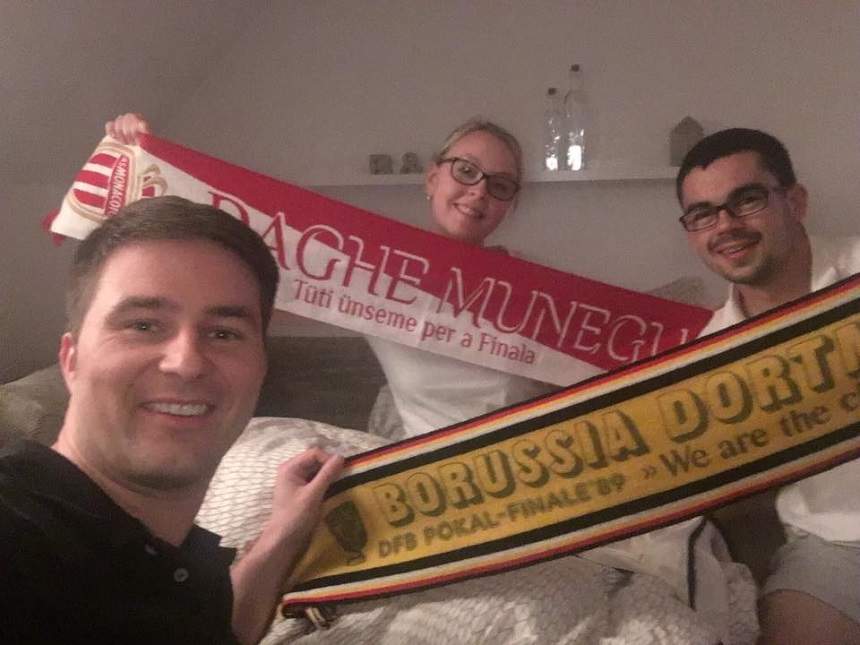 GALERIE FOTO /  Gest superb făcut de fanii Borussiei pentru cei ai lui AS Monaco, după atacul de la Dortmund!