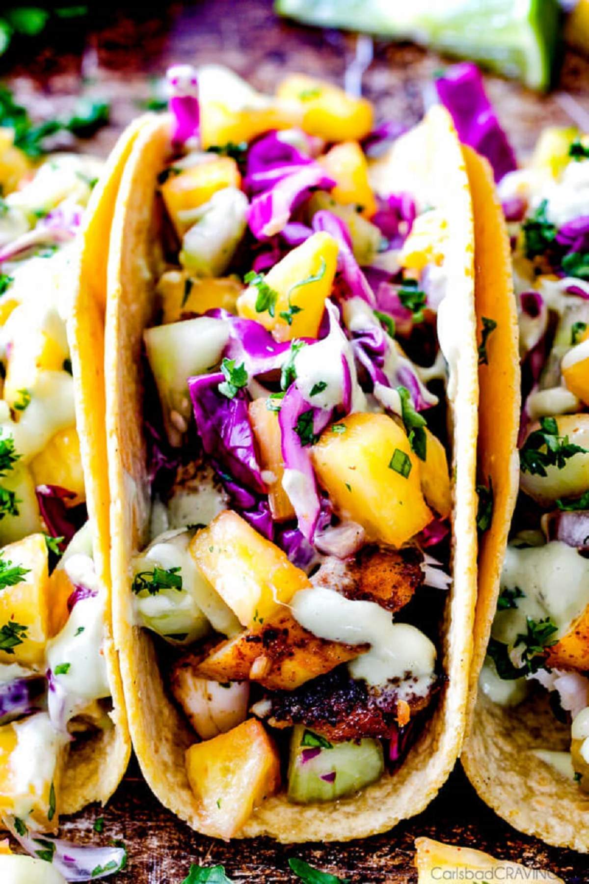 REŢETA ZILEI:  Tacos cu peşte, ananas şi castravete! Te lingi pe degete