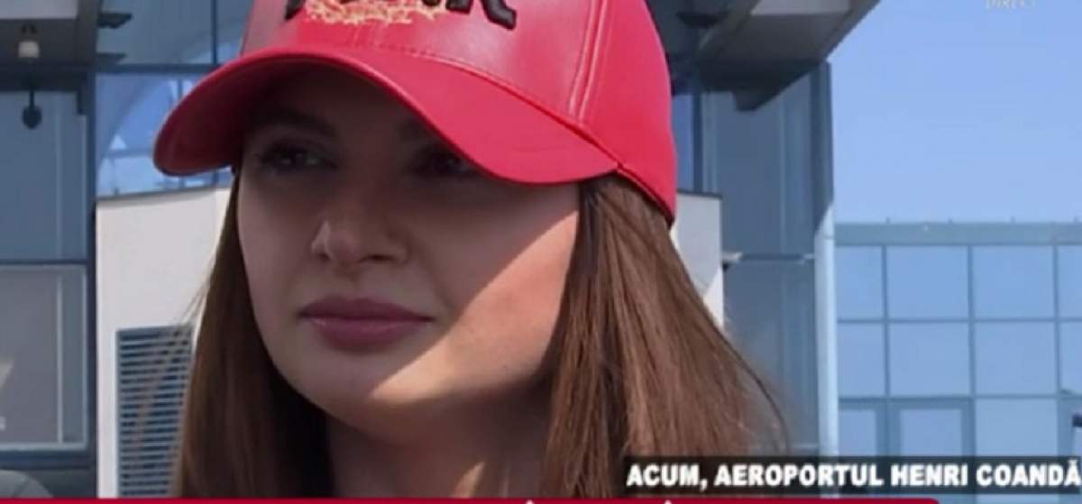 Ramona Gabor a scăpat "porumbelul" la sosirea în România. Incredibil ce a spus la aeroport despre Monica Gabor