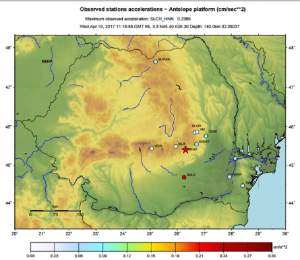 CUTREMUR în România! Cât de mare a fost magnitudinea seismului
